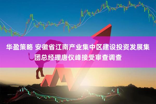 华盈策略 安徽省江南产业集中区建设投资发展集团总经理唐仪峰接受审查调查